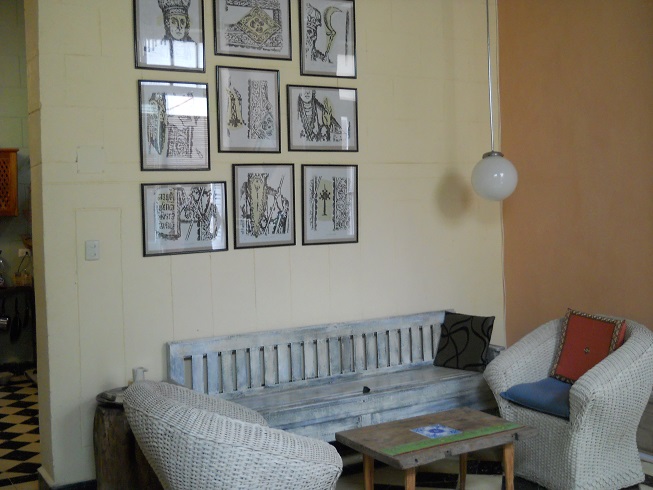 'Living room' Casas particulares are an alternative to hotels in Cuba.